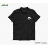 Koszulka polo JasMud 4x4 - NADRUK czarna