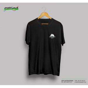 Koszulka męska JasMud 4x4 - T-shirt Premium HAFT czarna