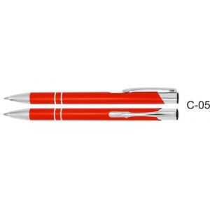 Długopis metalowy Cosmo - pomarańczowy C-05