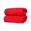 Duży ręcznik kąpielowy FROTTE 140x70 czerwony