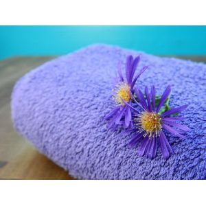 Duży ręcznik kąpielowy FROTTE 140x70 jasny fiolet