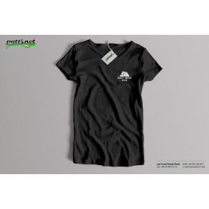 Koszulka damska JasMud 4x4 - T-shirt Premium NADRUK czarna
